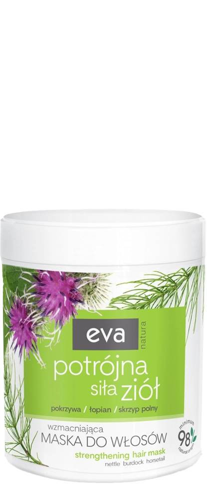 EVA NATURA TRIPLE STRENGTH OF HERBS Strengthening hair mask